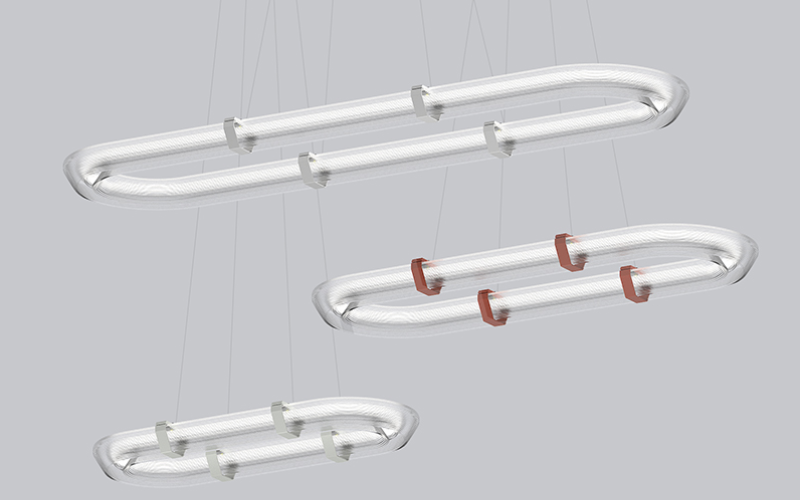 Eureka Lighting. RIVER OBLONG Ceiling Suspended.
