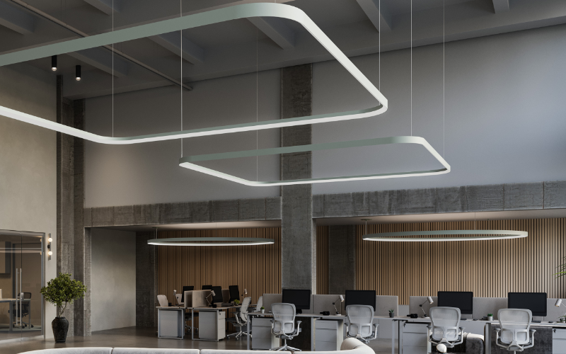 Eureka Lighting. 4852DI. ATOLL SQUARE & RECTANGLE Ceiling Suspended.