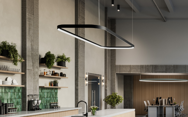 Eureka Lighting. 4852DI. ATOLL SQUARE & RECTANGLE Ceiling Suspended.
