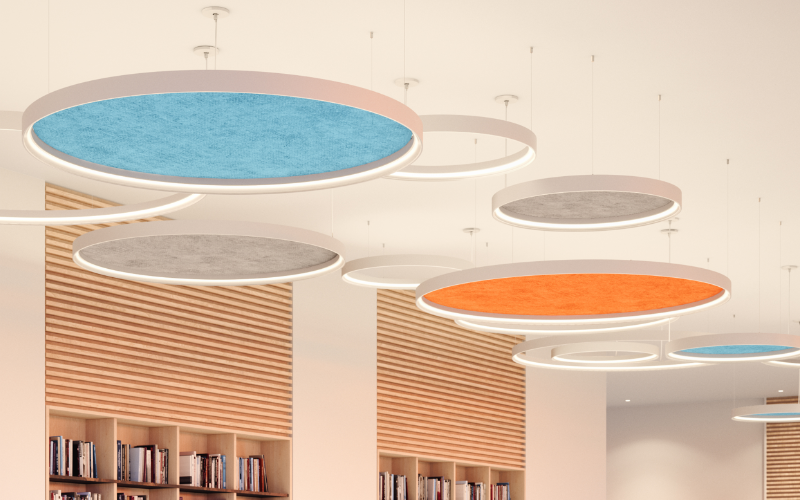 Eureka Lighting. 4851DI. ATOLL ROUND Ceiling Suspended TUNABLE WHITE.