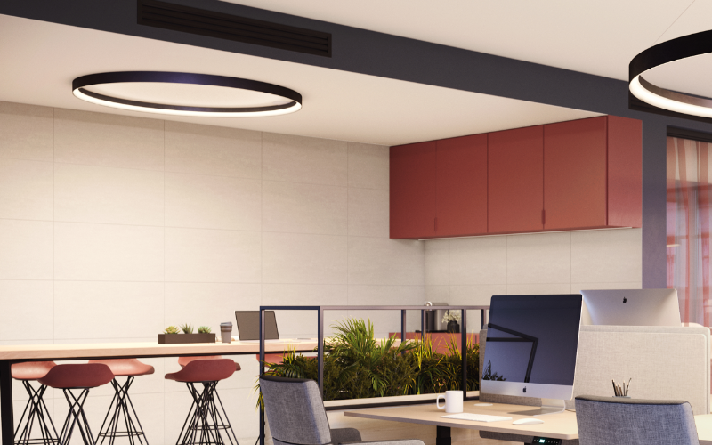 Eureka Lighting. 3850. ATOLL ROUND Ceiling Surface TUNABLE WHITE.