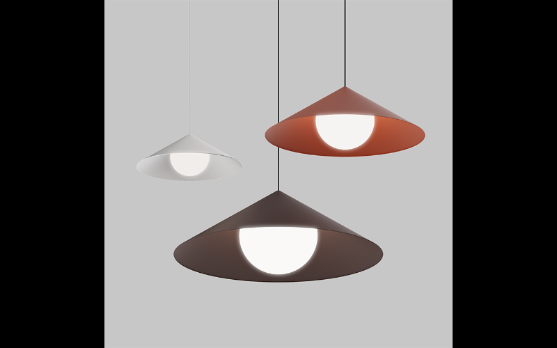 Eureka Lighting. 4230B-FLA. MIKA FLARE Ceiling Suspended.