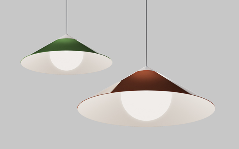 Eureka Lighting. 4230B-FLAA. MIKA FLARE ACRYLIC Ceiling Suspended.