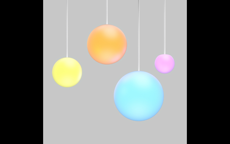 Eureka Lighting. 4230C. MIKA COLORS Ceiling Suspended