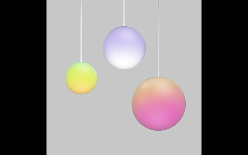 Eureka Lighting. 4230D. MIKA GRADIENT Ceiling Suspended.