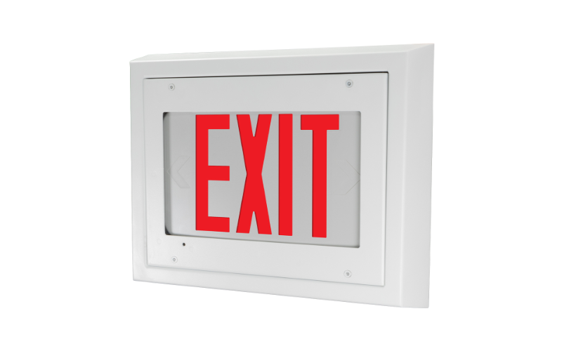 Exitronix. HALRE. High-Abuse, Vandal and Ligature-Resistant LED Exit.