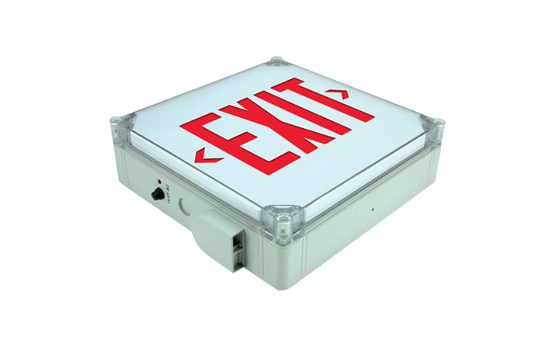 VRC. Wet Location Rated LED Exit. by Exitronix, Barron Lighting Group