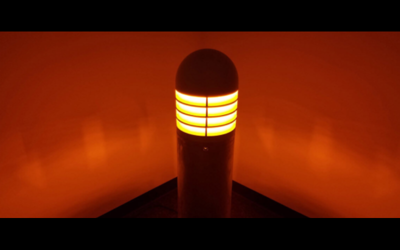 FC Lighting. FCB450A. 43'' Wildlife Bollard with Amber Light.