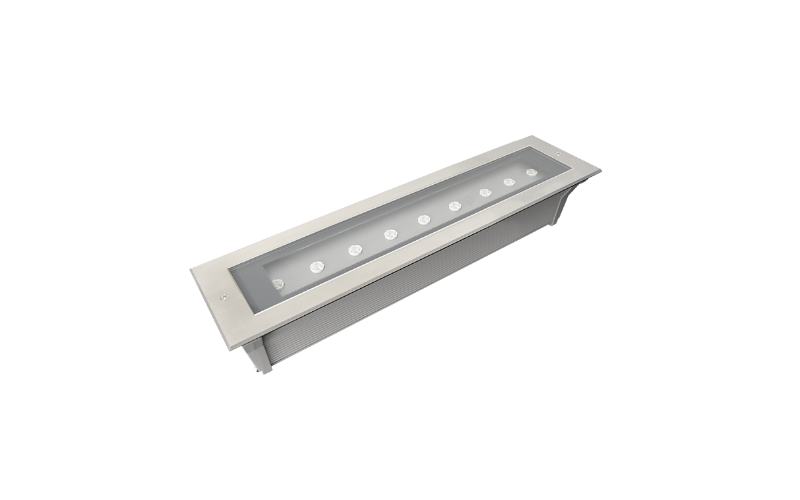 FC Lighting. FCD7000. 2ft Linear Inground Stainless Steel Trim.