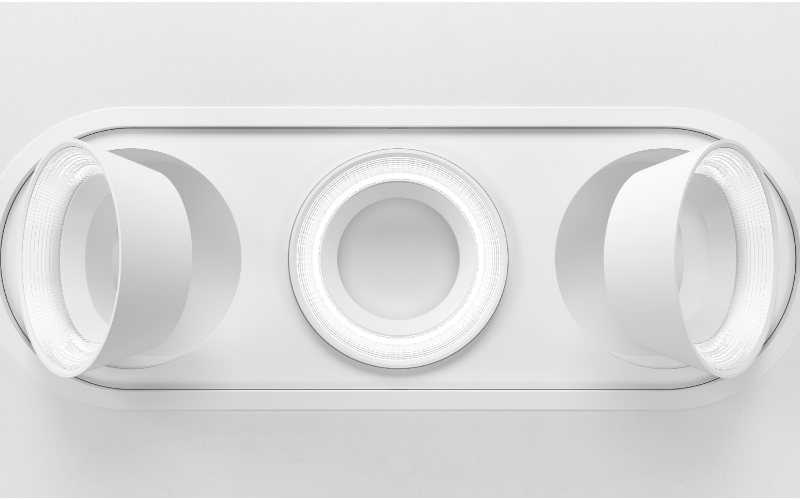 Fluxwerx. SK1M/Lx4. SPEAK RECESSED MULTIPLE 4''.