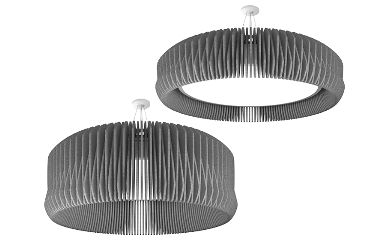 Focal Point. DLIA-FC. Lia® Facet DECORATIVE ACOUSTIC LED PENDANT.