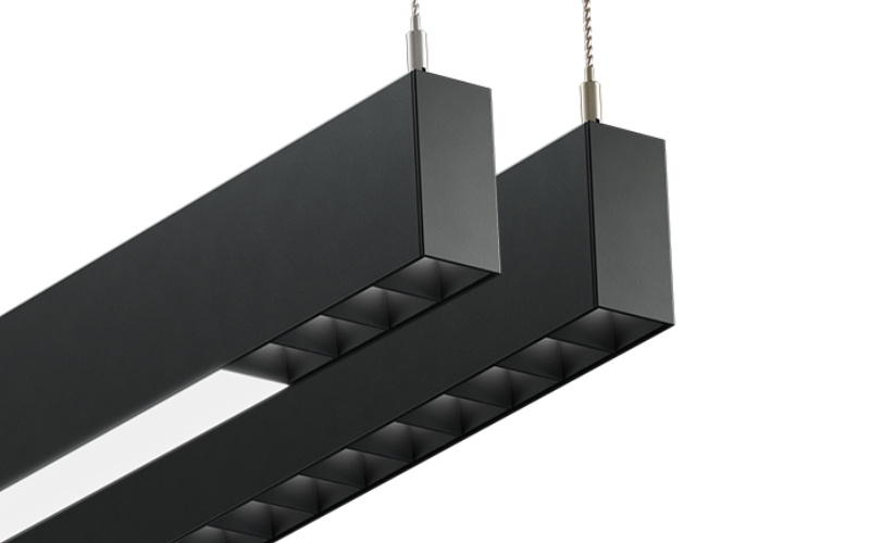 Focal Point. FSM1CBS. Seem® 1 Louver LED DIRECT/INDIRECT WITH ID+ TECHNOLOGY.