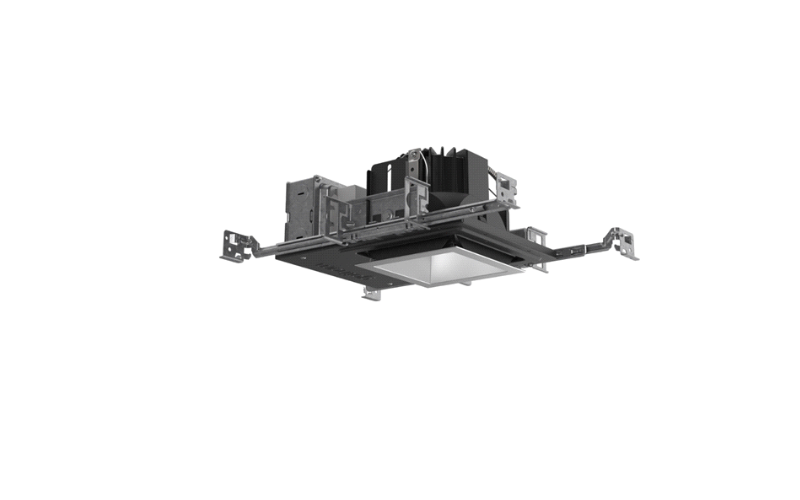 Gotham Lighting. IVO4SQ. IVO 4'' Square Downlight New Construction.