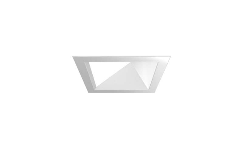 Gotham Lighting. IVO4SQ. IVO 4'' Square Wall Wash New Construction.