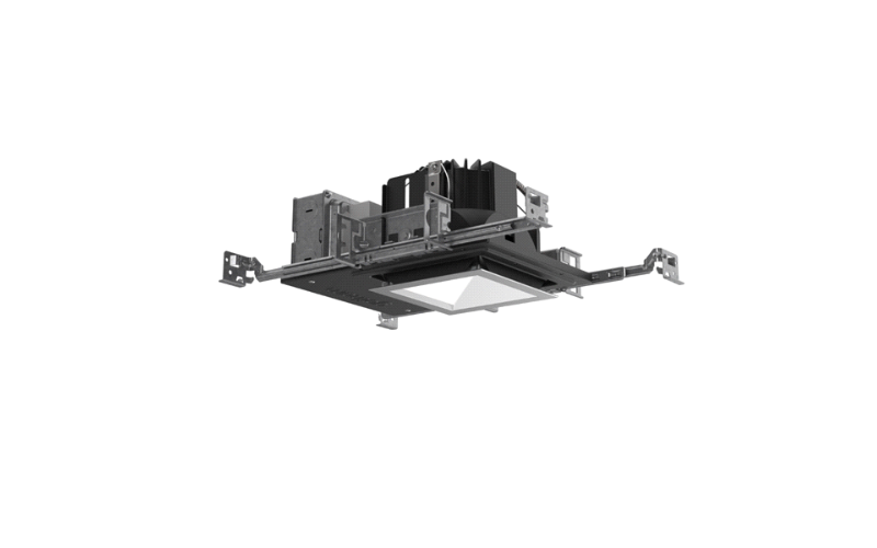 Gotham Lighting. IVO4SQ. IVO 4'' Square Wall Wash New Construction.