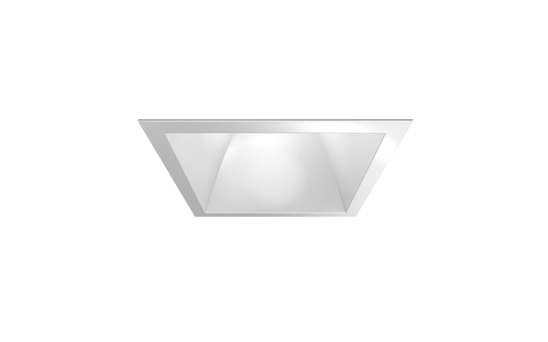 Gotham Lighting. IVO6SQ. IVO 6'' Square Downlight New Construction.