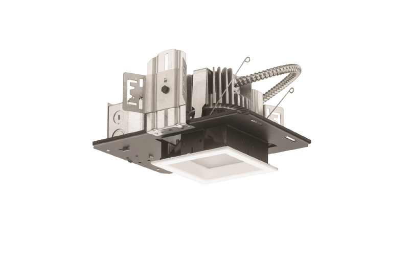 Gotham Lighting. EVO4SQSH SQ. EVO General Illumination Square Shower Downlight 4”.