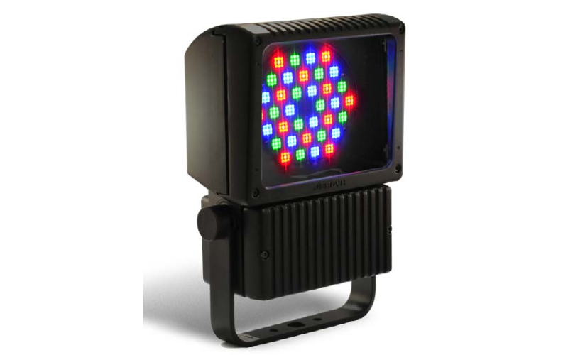Hydrel. 8100. Yoke Mount RGBW 36 LED DMX Color Changing.