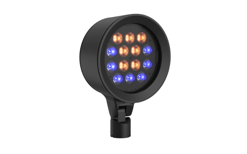 Hydrel. SAF14A. RGBW SPECIALTY ARCHITECTURAL FLOOD AURORA MVOLT LED.