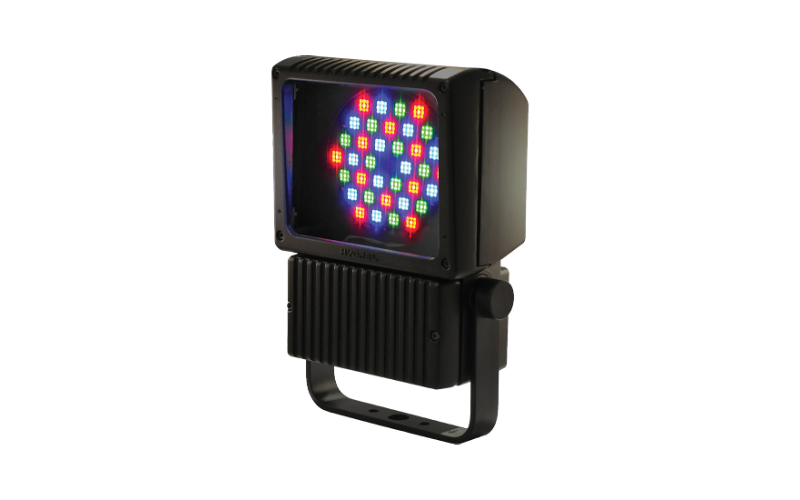Hydrel. 8100. SERIES Yoke Mount; 36 LED DMX Color Changing.