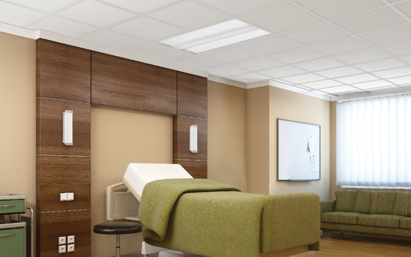 Healthcare Lighting. HPT6. Entera Patient Room Recessed Lighting.