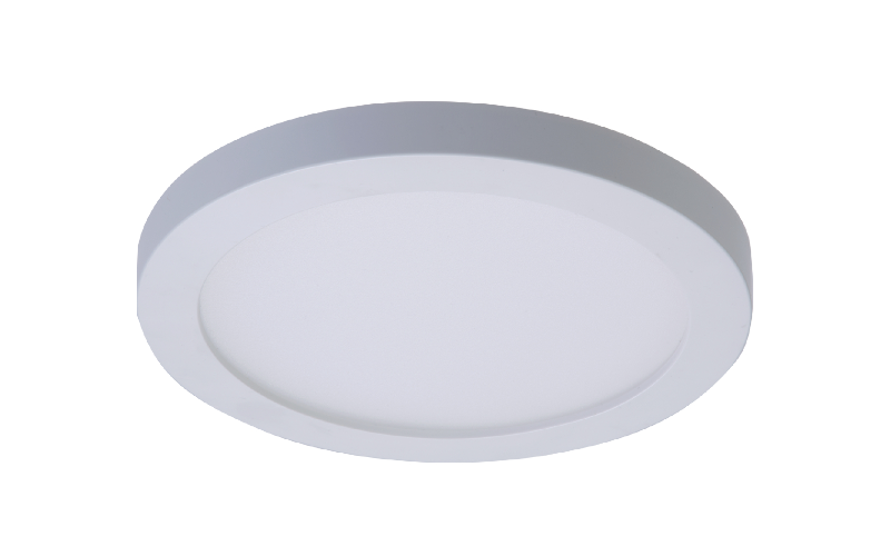 HALO. SMD4R/SMD4S. 4” Round and Square Surface Mount Downlight Field Selectable.