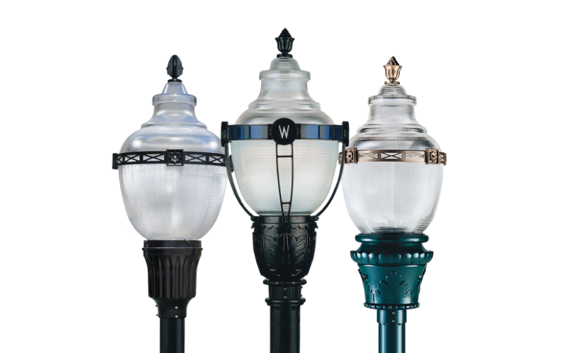 Holophane. WAERETRO3. Utility Glass Washington Postlite LED Retrofit.