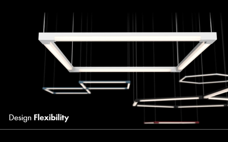 Insight Lighting. BLM. STRUCTURE BLOOM DIRECT-INDIRECT LINEAR WHITE LIGHT.