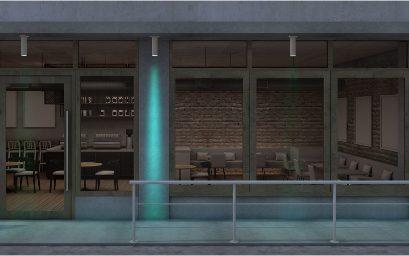 Insight Lighting. SCM. SCOPE MEDIUM CEILING CYLINDER FLUSH CEILING DOWNLIGHT COLOR CHANGING.