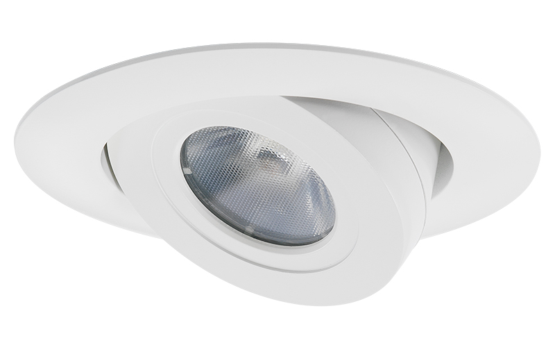 Juno. IC1RALED. 4'' IC 600 LUMEN LED RECESSED GIMBAL REMODEL.
