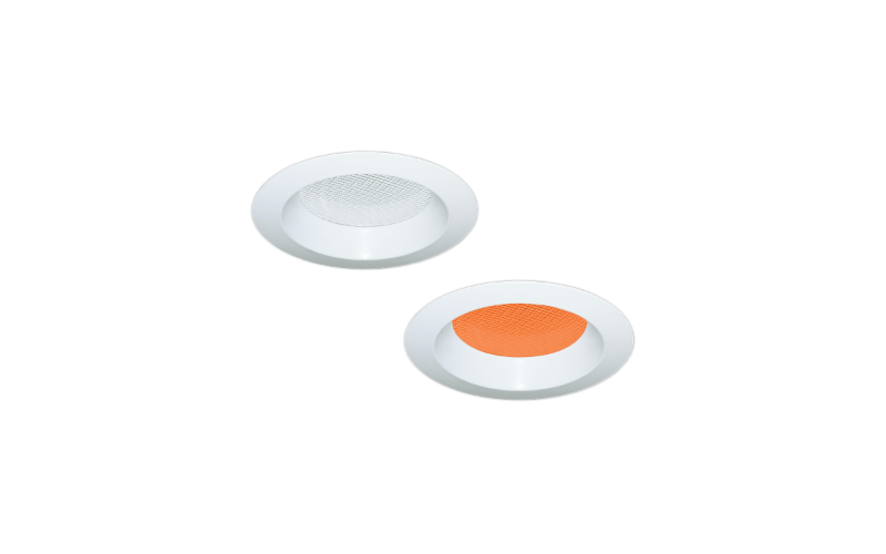 Kirlin Lighting. LRR-04404. Latitudes Series Ambient+ Lensed 4'' Downlight Two Color Switchable or Static Color LED.