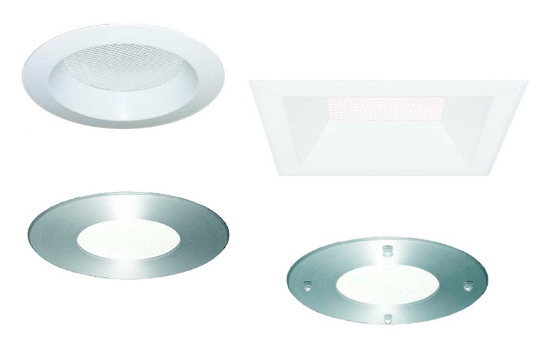 Kirlin Lighting. LRC-04SDN. Choice Series Super Shallow 4'' Downlight COB LED.