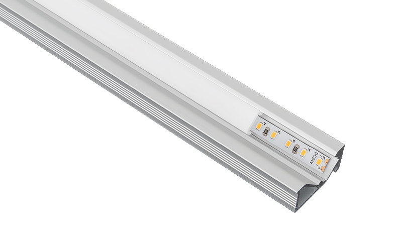 LLI Architectural Lighting. LLI-RAN. RECESSED ANGLED EXTRUSION + LED TAPELIGHT.