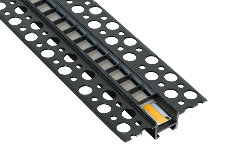 LLI Architectural Lighting. LLI-SMLL. SEAMLESS 0.5 LOUVER EXTRUSION + LED TAPELIGHT.