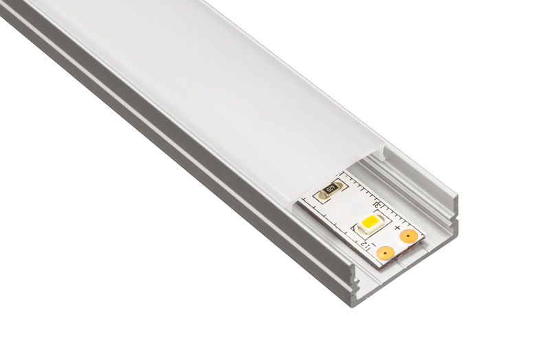 LLI Achitectural Lighting. LLI-WID. WIDE EXTRUSION + LED TAPE.
