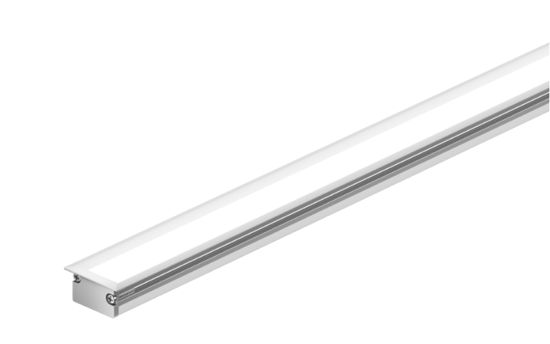 Luminii. MKRA. Myka Recessed Asymmetric - Dynamic Color Linear Illumination System.