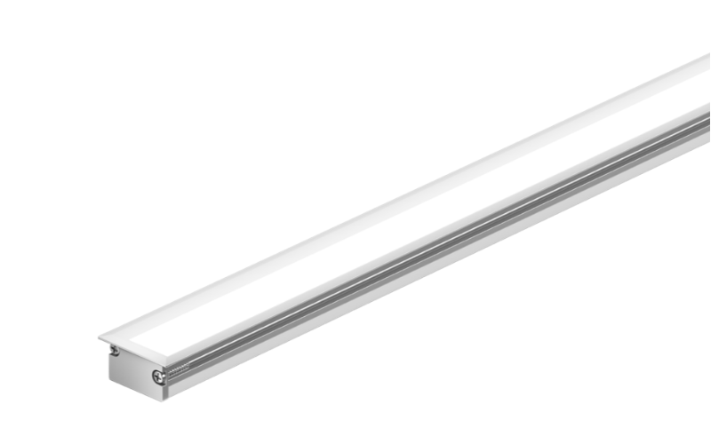 Luminii. MKRAW. Myka Recessed Asymmetric Wet - Dynamic Color Linear Illumination System.