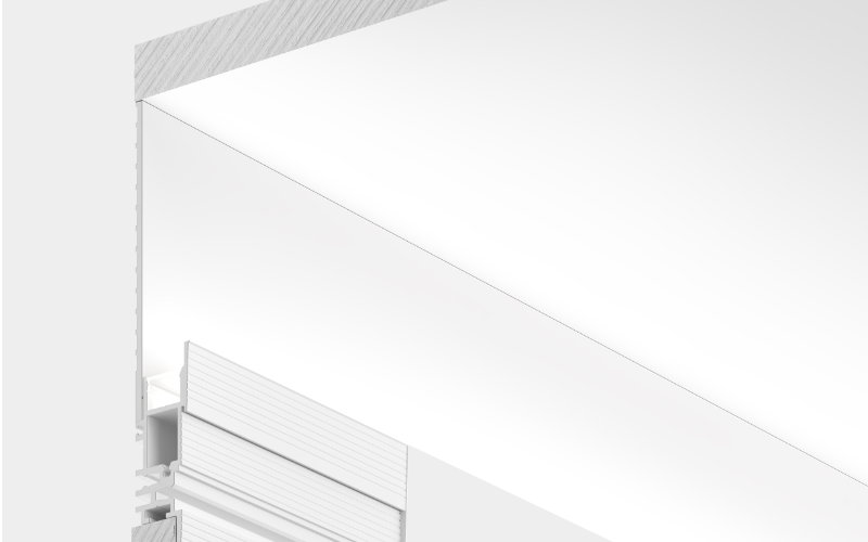 Luminii. Krest Edge Linear Mud-In Illumination System - Dynamic Color.