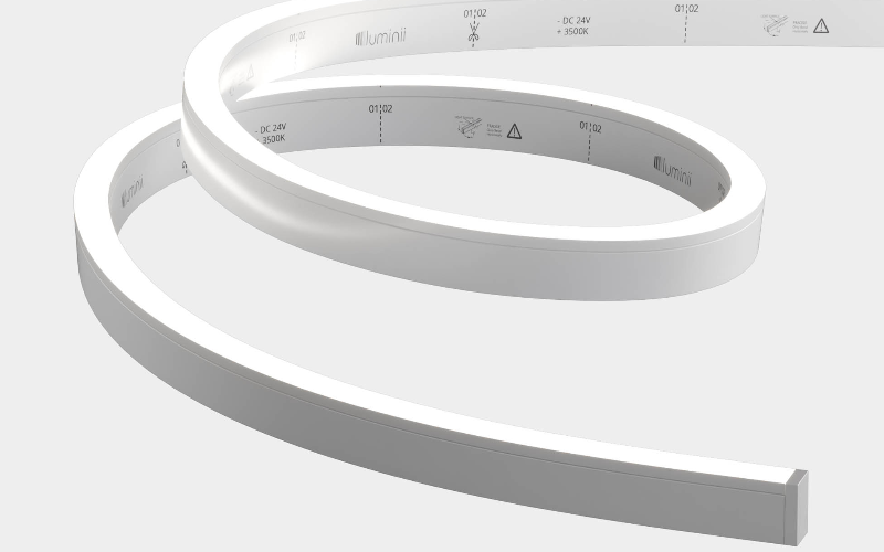 KBMFH. Kurba Medium Horizontal Flexible LED strip. by Luminii