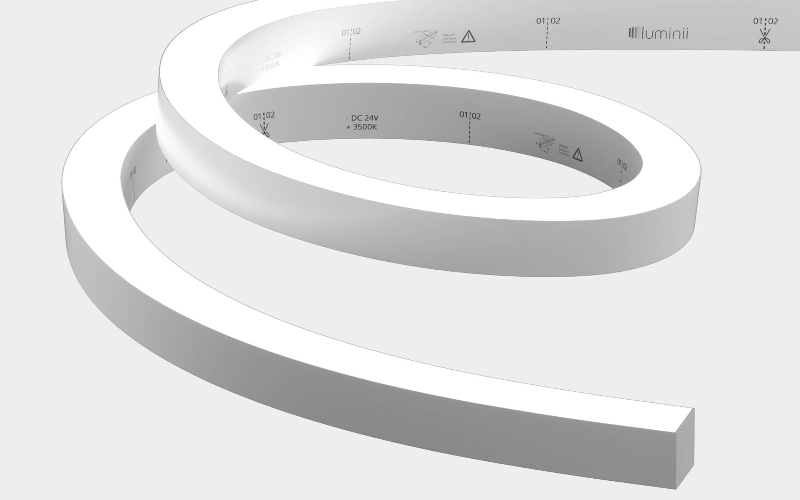 KBXSFH. Kurba Max Horizontal Flexible LED strip 24 VDC. by Luminii