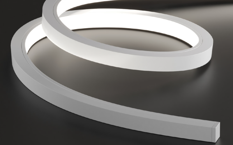 KBLFV. Kurba Large Vertical RGB & RGBW Flexible LED strip. by Luminii