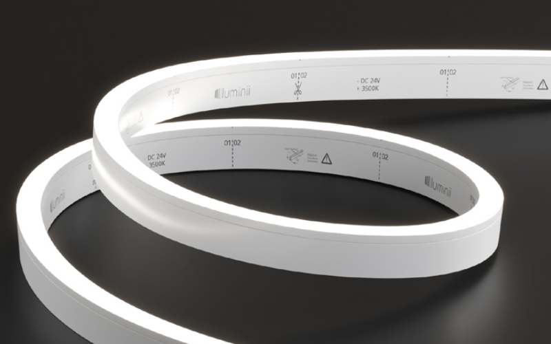 KBMSFH. Kurba Medium Horizontal Warm Dim Flexible LED strip. by Luminii