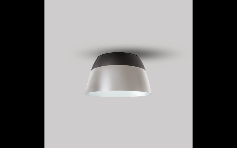 Luminis. HC1615. Hollowcore Ø19'' ceiling luminaire with aluminum reflector.