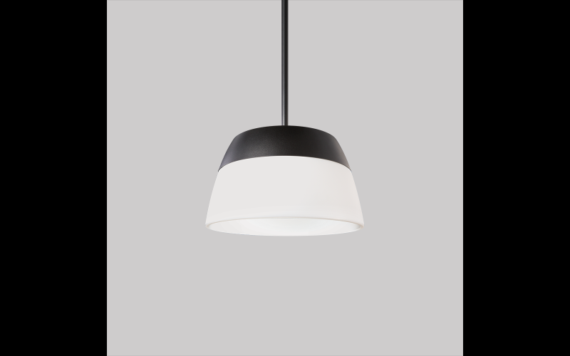 Luminis. HC1600. Hollowcore Ø19'' pendant luminaire with semi-opaque diffuser lens.