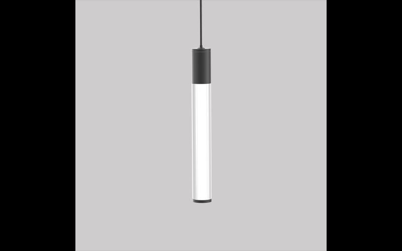 Lumière CL842. Lumistik Ø8'' pendant with acrylic diffuser. by Luminis