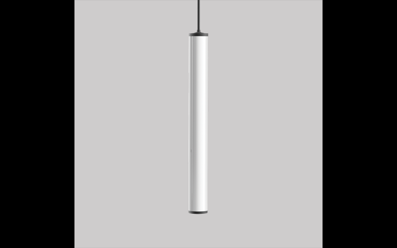 Luminis. CL876. Lumistik Ø8'' pendant with acrylic diffuser.