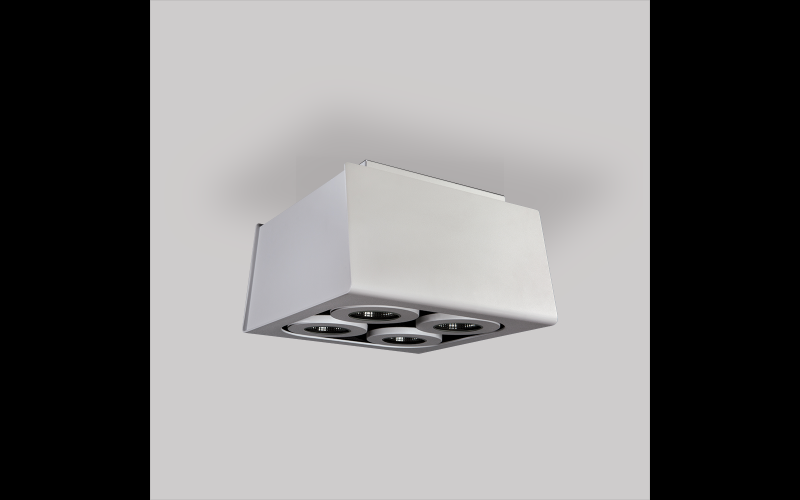 Luminis. MU225. Multilux 2x2 light module ceiling mount.