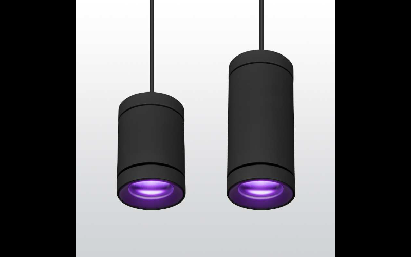 Lumenpulse. LACYS. Lumencore Cylinders Opticolor+ Short Small Pendant Remote.