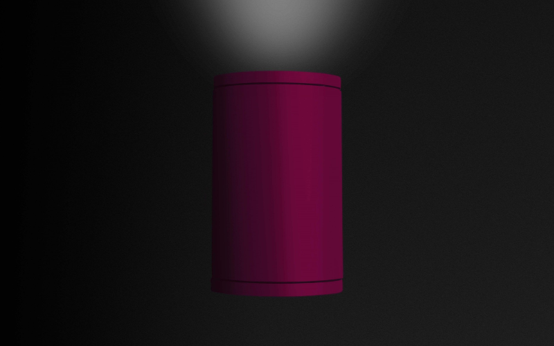 Lumenpulse. LACYL. Cylinder Large Wall Mount Indirect.