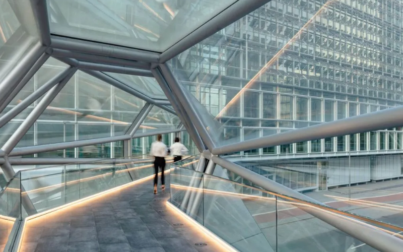 Linea Light iLED. Dirigo_FL2 Aluminum. Linear profile.
